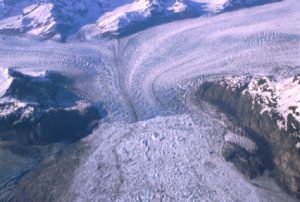 Aerial Photograph of Columbia Glacier