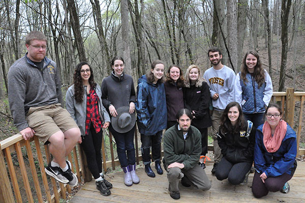 Students at Wooster Memorial Park in 2016