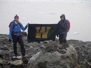 Maddie Happ and Kaitlin Starr at Columbia Glacier in the Summer of 2014